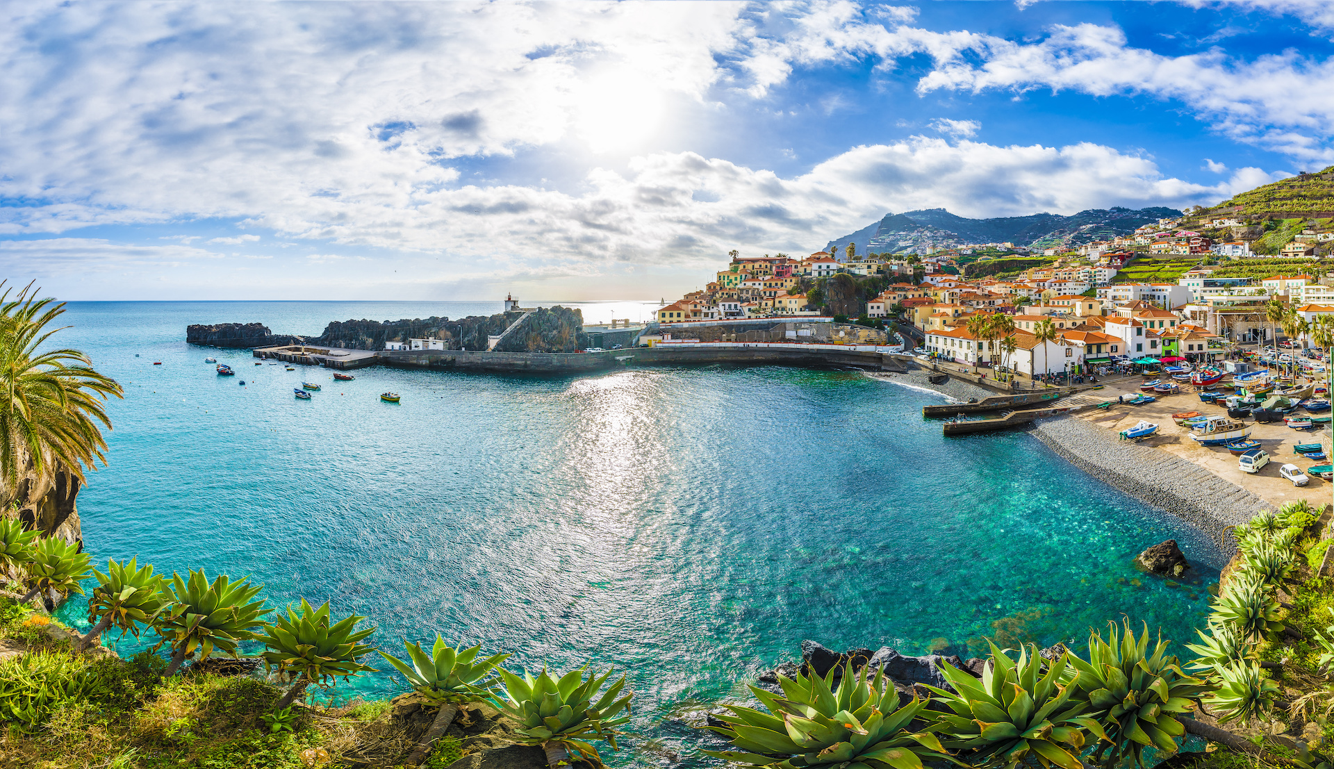 Camara de Lobos, harbor and fishing village, Madeira island, Portugal